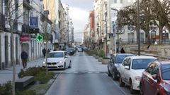 Vista de la r�a da Pravia, una de las principales desde el punto de vista comercial 