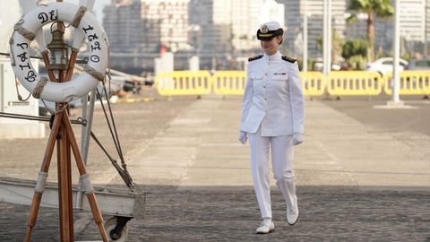 La princesa Leonor se embarc� en la fragata Blas de Lezo en Las Palmas de Gran Canaria en junio del 2025