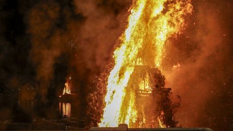 Celebracin del San Juan en Palmeira
