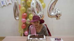 As� celebr� Carmen Lest�n su 104 cumplea�os