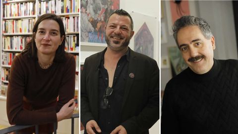 Bea Lema, David Rubn y Manel Crneo