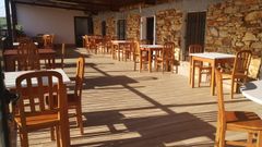 Mesas separadas dos metros entre s�. El restaurante Xo��a ha redistribuido el espacio de las terrazas para garantizar la distancia de seguridad exigida para prevenir contagios por el covid-19