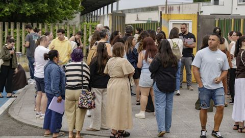 Opositores en el IES Leiras Pulpeiro de Lugo