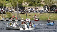 El Lanzo da Cruz vuelve a las aguas del Mi�o