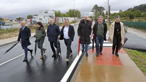 Inauguración del nuevo vial perimetral de Montecelo