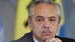 El expresidente argentino Alberto Fernndez