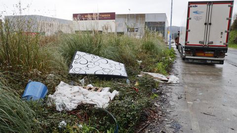 Estado actual del Centro Log�stico y de Transportes de Culleredo.