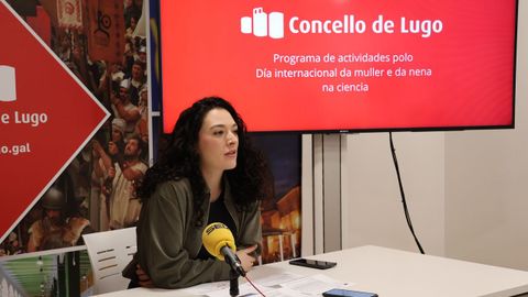 La edil de Muller, �ngeles Novo, present� el programa por el D�a Intercional de la Mujer y la Ni�a en la Ciencia.