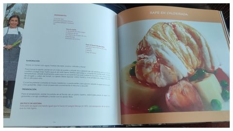 La receta de rape en caldeirada que Ana Gago aprendi&oacute; de su suegra, en el libro.