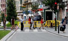 La colocaci�n de vallas para la ejecuci�n de la obra comenz� ayer.