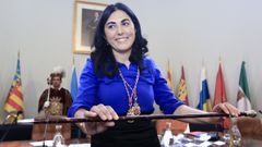 Elena Candia, uno de los regidores que volver a recibir el bastn de mando hoy, en Mondoedo. a. lpez