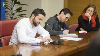 Imagen de archivo de un pleno en Cerceda