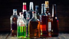 Diferentes tipos presentaciones de bebidas alcoh�licas