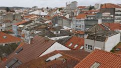 Vista de edificios del barrio de A Magdalena y Canido, en foto de archivo.