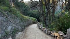 Imagen de la senda ejecutada por el Concello de Ponteceso