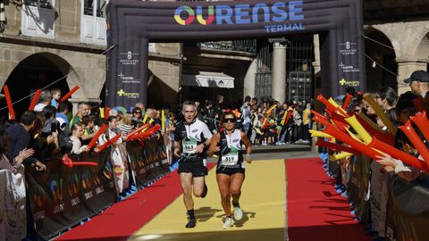 Carrera solidaria de la Guardia Civil en Ourense.