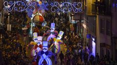 Imagen de la cabalga que recorri� las calles de Lugo el a�o pasado