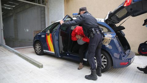 Otero Magdalena, pasando a disposicin judicial en Cambados antes de ingresar en prisin.