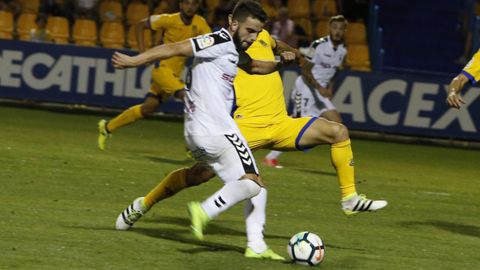 Pelayo Novo Albacete Real Oviedo.Pelayo, durante un encuentro con el Albacete esta temporada