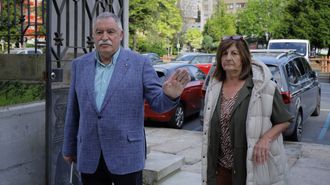 El alcalde de Oleiros entrando en la Audiencia Provincial de A Coruña