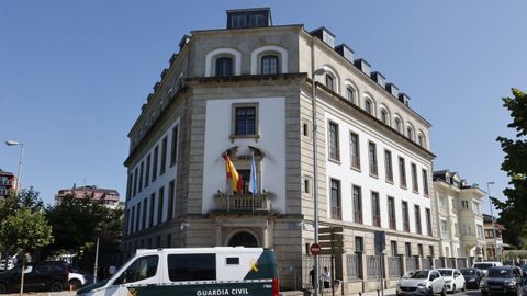 Imagen de archivo del exterior de la Audiencia Provincial de Lugo.