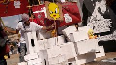 Manifestaci�n de estudiantes en Barcelona en defensa del referendo