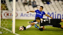Gol Ernesto Racing Santander Vetusta El Sardinero.Ernesto anota el 0-1 para el Vetusta en El Sardinero