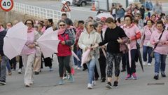 Andaina solidaria contra o cancro de mama en San Cibrao