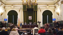 �ltimo pleno del a�o celebrado en el Pazo Provincial de Pontevedra