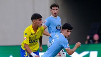 Andr�s Anta��n y Hugo Burcio, en el C�diz-Celta Fortuna