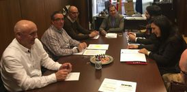 La comisi�n de seguimiento del convenio de Ponte Ribeira se reuni� en la sede de la CHMS en Ourense. 
