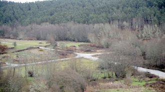 Imagen de archivo de una concentraci�n parcelaria en Cartelle