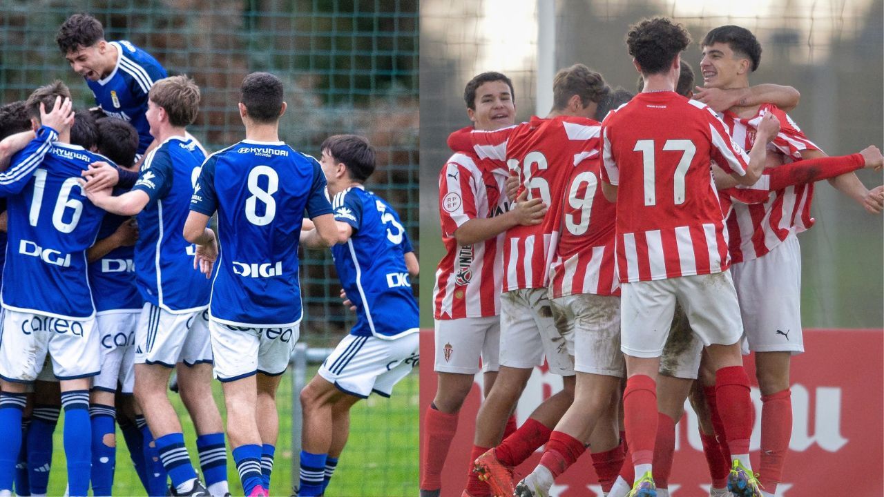 Directo: Real Sporting - Real Oviedo, derbi asturiano juvenil televisado gratis