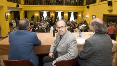 Agust�n Fern�ndez Paz, en un homenaje que la Asociaci�n de Escritores en Lingua Galega le dedic� en Vilalba en el 2009
