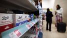 Paracetamol a la venta en una farmacia de Londres.