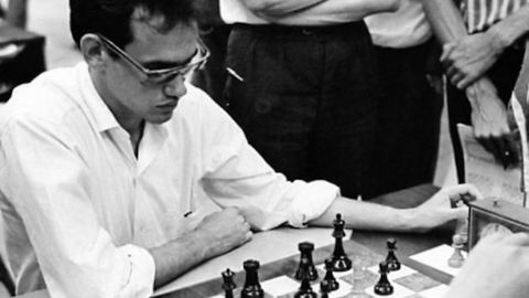 Silvino Garca, en la olimpiada de ajedrez en La Habana