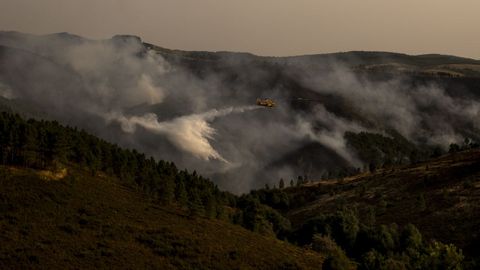 Incendio de Maceda en Ourense