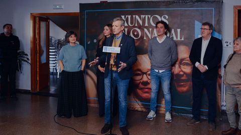 Visita de Rueda a la residencia de tiempo libre de O Carballi�o.