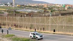 Militares marroqu�es entran en territorio espa�ol