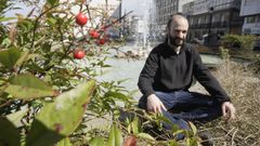 El viveirense Lucas Requejo lleva a�os dando charlas y cursos sobre la necesidad de una alimentaci�n y un turismo sostenible, entre otros