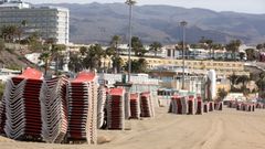 Playa del Ingl�s, en Gran Canaria