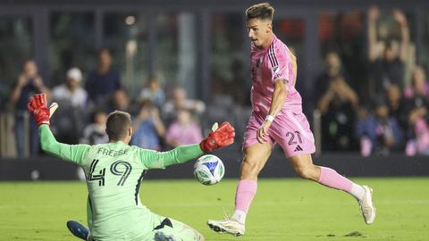 Tadeo Allende, cedido por el Celta en el Inter de Miami, ha firmado 24 goles en el ao natural 2025.