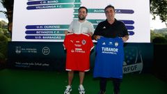 Momento del sorteo con la jornada primera entre la UD Ourense y el Noia.