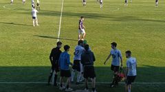 Yuste tuvo que sustituir pronto a C�sar Moreno