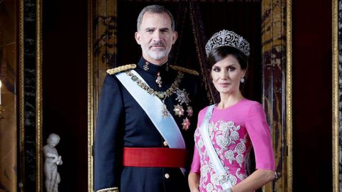 Foto oficial de los Reyes de Espaa 