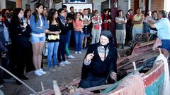 Visita ao Museo da Pesca, en Fisterra, da man de Alexandre Nerium.