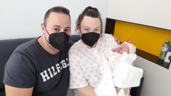 Cloe fue el primer beb� del 2022 que naci� en el HULA