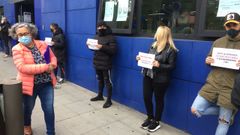 Protesta de los trabajadores del sector del ocio nocturno