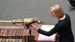 La primera ministra, Liz Truss, durante su intervenci�n este mi�rcoles en los Comunes.