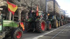 Los tractores tomaron el centro de Zaragoza